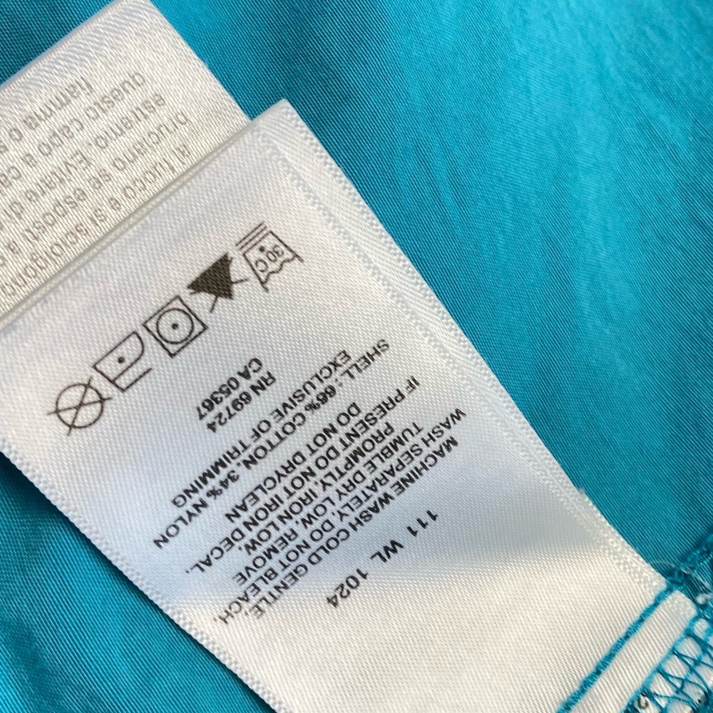 Vintage Columbia teal Full zip vest size extra large - Picture 7 of 13
